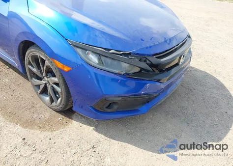 2019 Honda Civic Sport из США, поврежденный, VIN 19XFC2F83KE045146